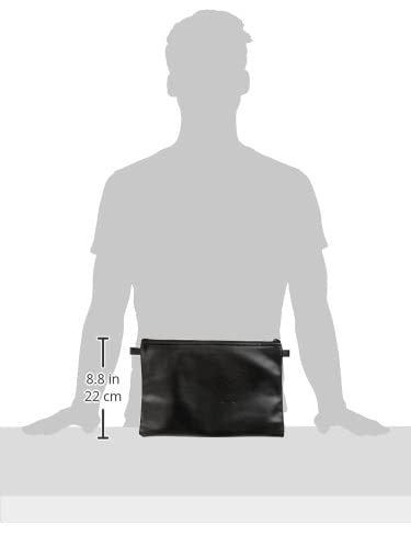Vehicle Document Case - Faux Leather, 30 x 20 cm, Black-CentralDepot247