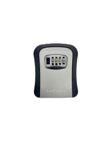 LauCentral 4-Digit Combination Key Safe - Wall Mounted, Weatherproof