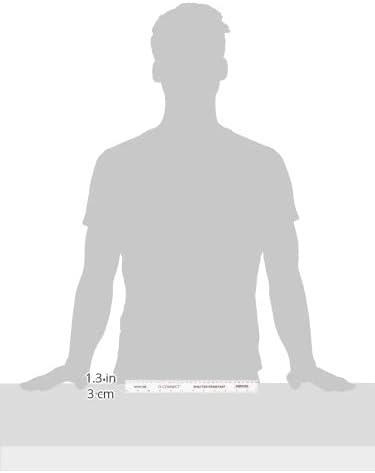 Q-Connect Shatterproof Ruler 300mm with Inches & CM/MM
