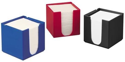 Q-Connect Memo Box - Black, 102mm x 102mm x 95mm-CentralDepot247