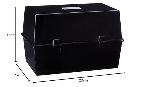 Value Size 8 x 5 Index Card Box - Red