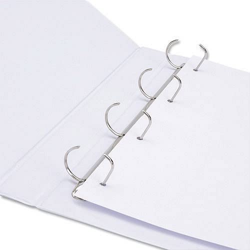 Presentation 4D-Ring Binders 50mm A4 - White (Pack of 6)-CentralDepot247