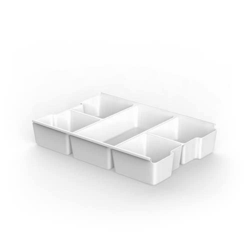 TATAY Organiser Tray - 100% Recycled, White Pergamon, 32.8x22.5x6 cm-CentralDepot247
