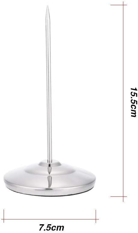 Stainless Steel Memo Holder Clip - 2 Pack for Bills & Receipts-CentralDepot247