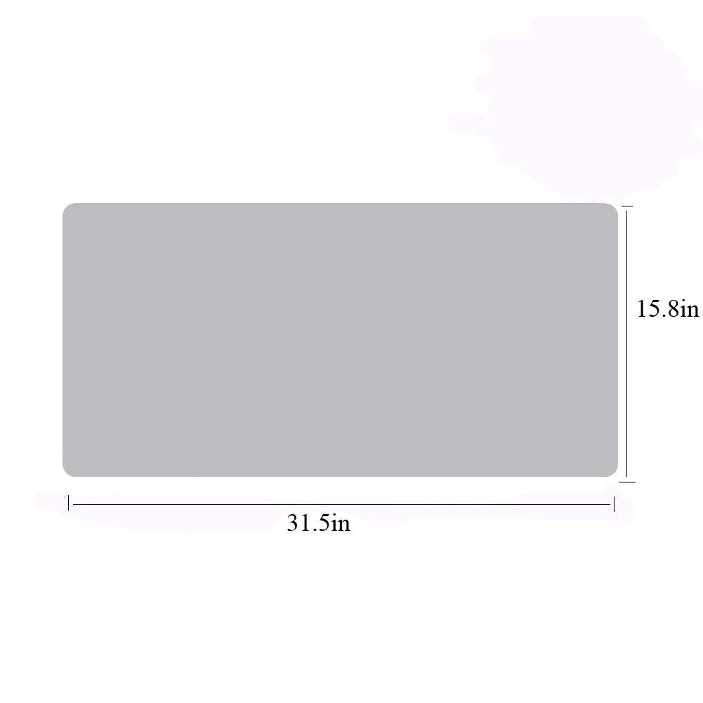 PU Leather Desk Pad - Dual Use Waterproof Extended Mouse Pad (Pink)-CentralDepot247