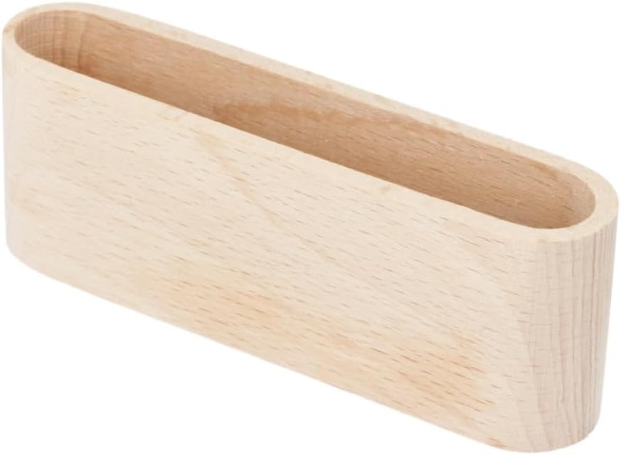 Stylish Minimalist Business Card Holder - Beech Wood Design-CentralDepot247