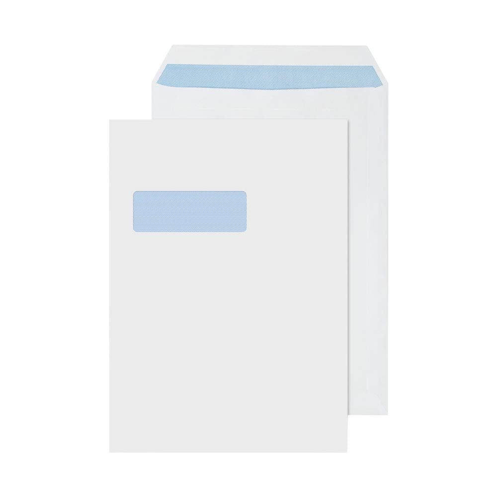 Q-Connect C4 Window Self Seal Envelopes 90gsm White - 250 Pack