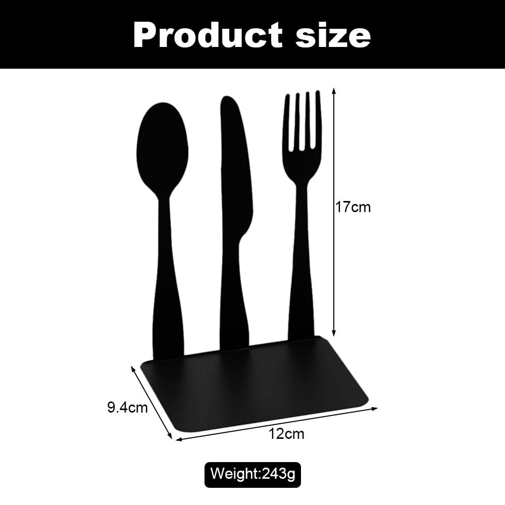 Sturdy Metal Bookends - Set of 2 for Shelves and Office-CentralDepot247