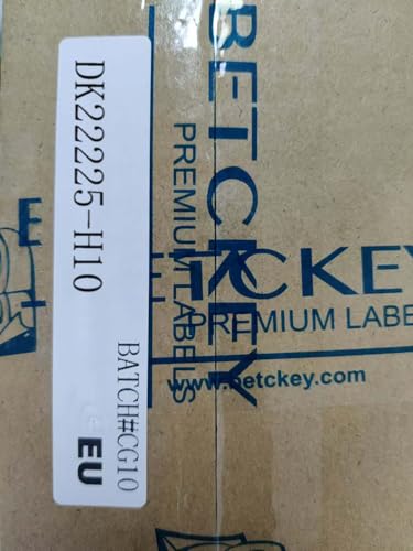 10 Rolls DK-22225 Labels with 2 Reusable Holders – 38mm x 30.48m