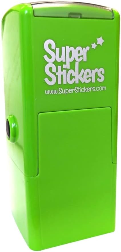 Teacher Stamp - Education Marking Stamp with Green Ink, Well Done Design