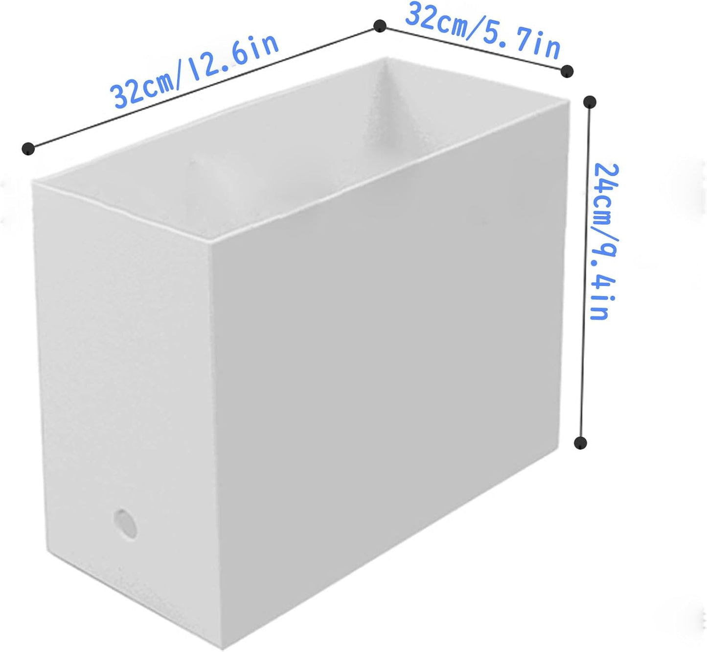 Toowood A4 Suspension File Box - Sturdy Hanging File Organizer