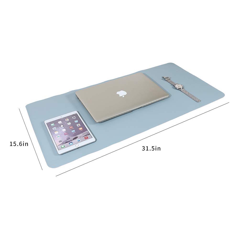 PU Leather Desk Pad - Dual Use Waterproof Extended Mouse Pad (Pink)-CentralDepot247