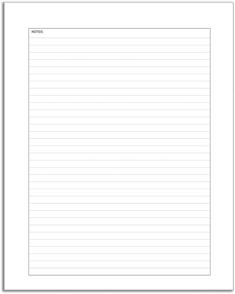 Professional Record Book - 96 Pages, Hardbound, College Ruled-CentralDepot247