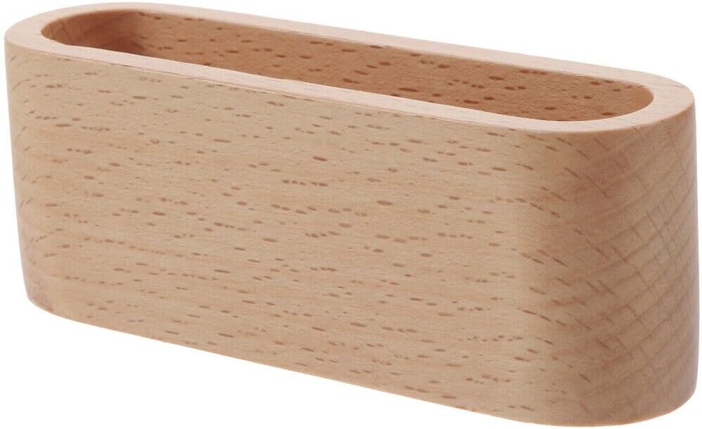 Stylish Minimalist Business Card Holder - Beech Wood Design-CentralDepot247