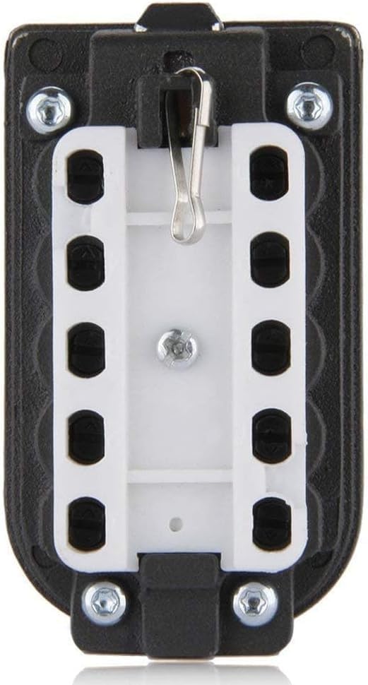 Outdoor Wall Mounted Key Lock Box - Set Your Own Combination - Black