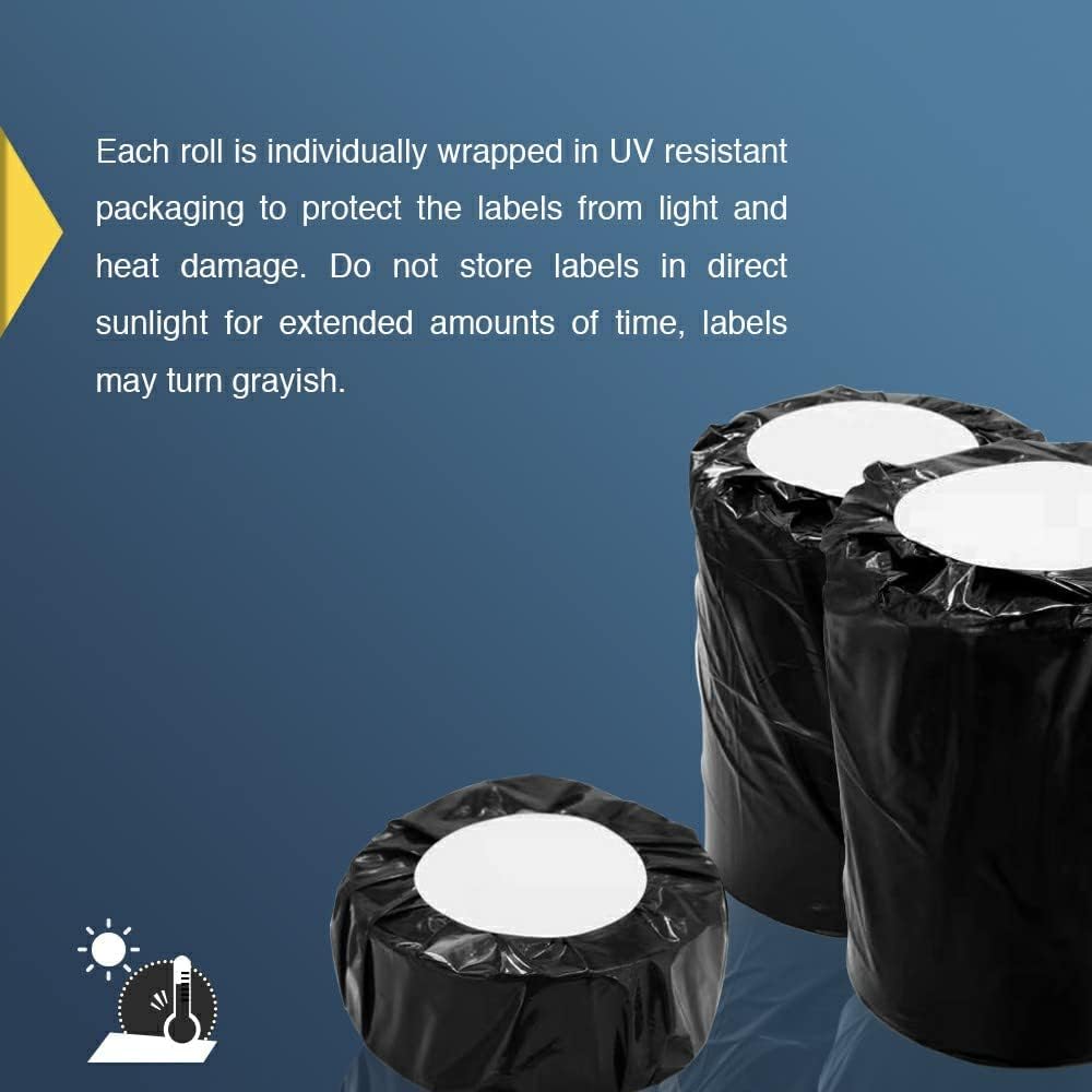 10 Rolls DK-22225 Labels with 2 Reusable Holders – 38mm x 30.48m
