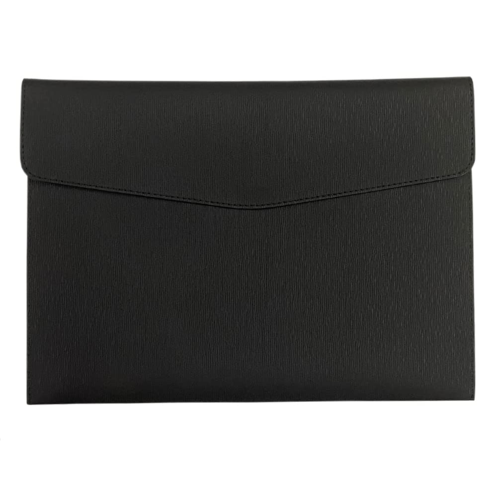 PU Leather A4 File Folder Waterproof Portfolio Envelope Case 13x9.5 inch