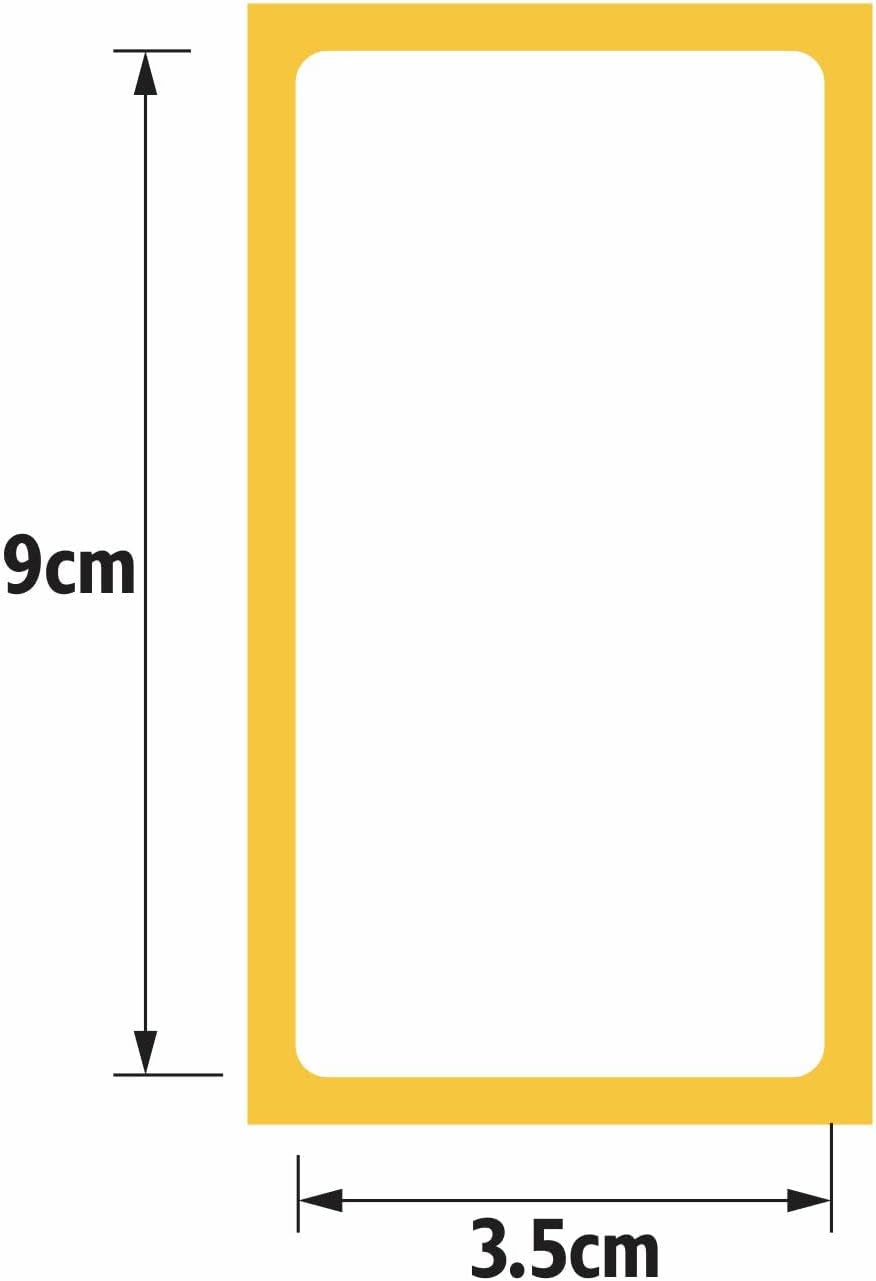 Self-Adhesive Plain Address Labels Roll - 180 Stickers 9x3.5cm