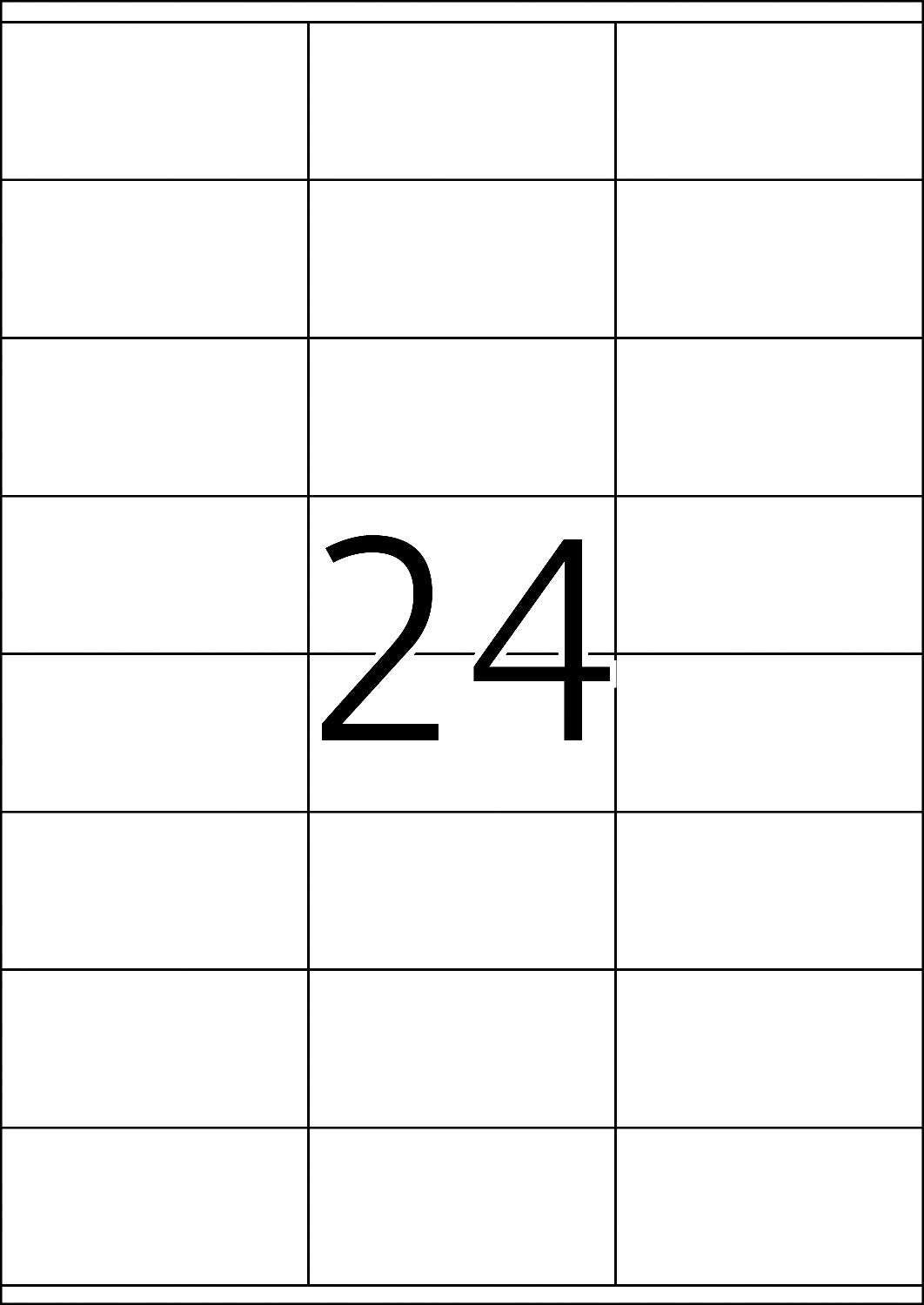 TopStick Self Adhesive Address Labels - 2100 Blank Labels