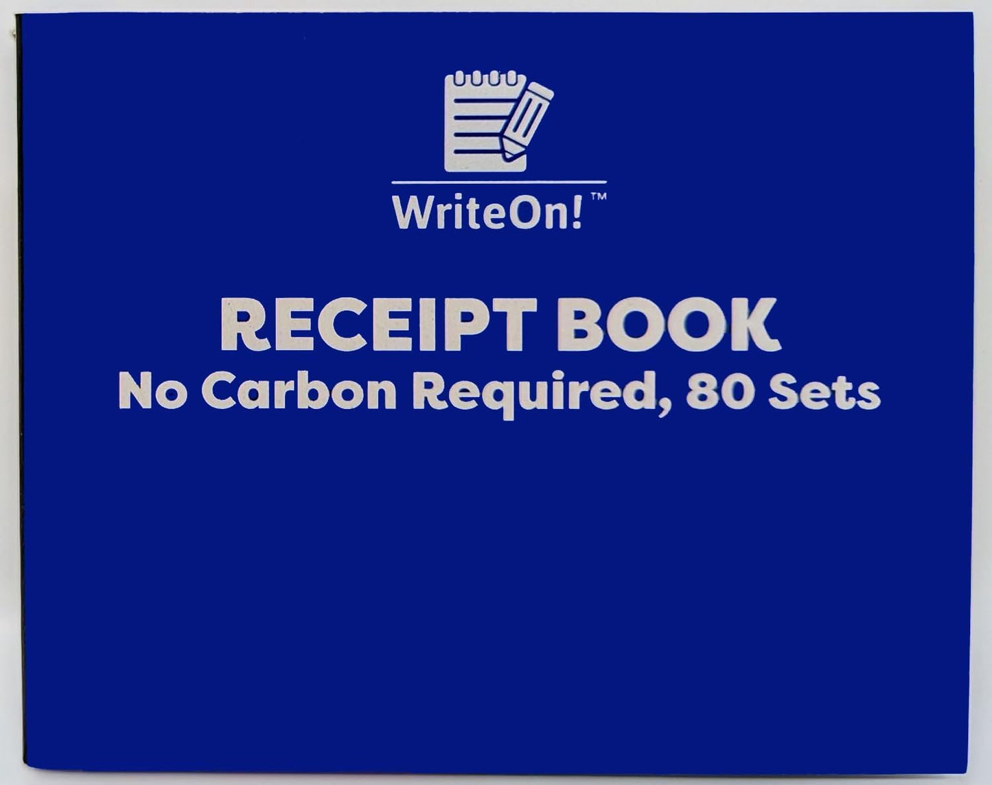 (2 Pack) A6 NCR Receipt Books – 80 Numbered Pages Each – No Carbon-CentralDepot247