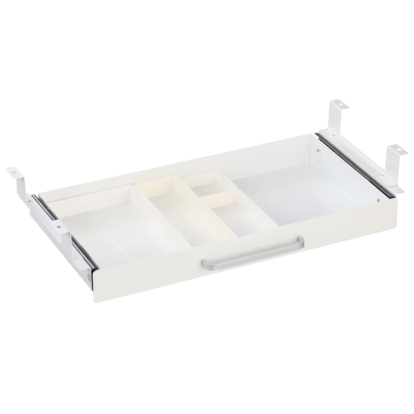 Under Desk Drawer Organizer with 4 Plastic Dividers - 54cm-CentralDepot247