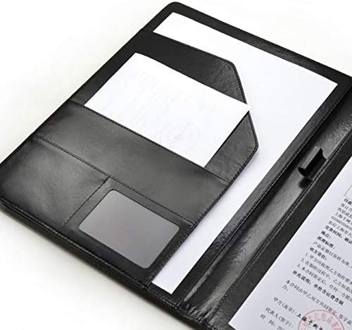 PU Leather A4 Clipboard Business Portfolio Padfolio File Folder