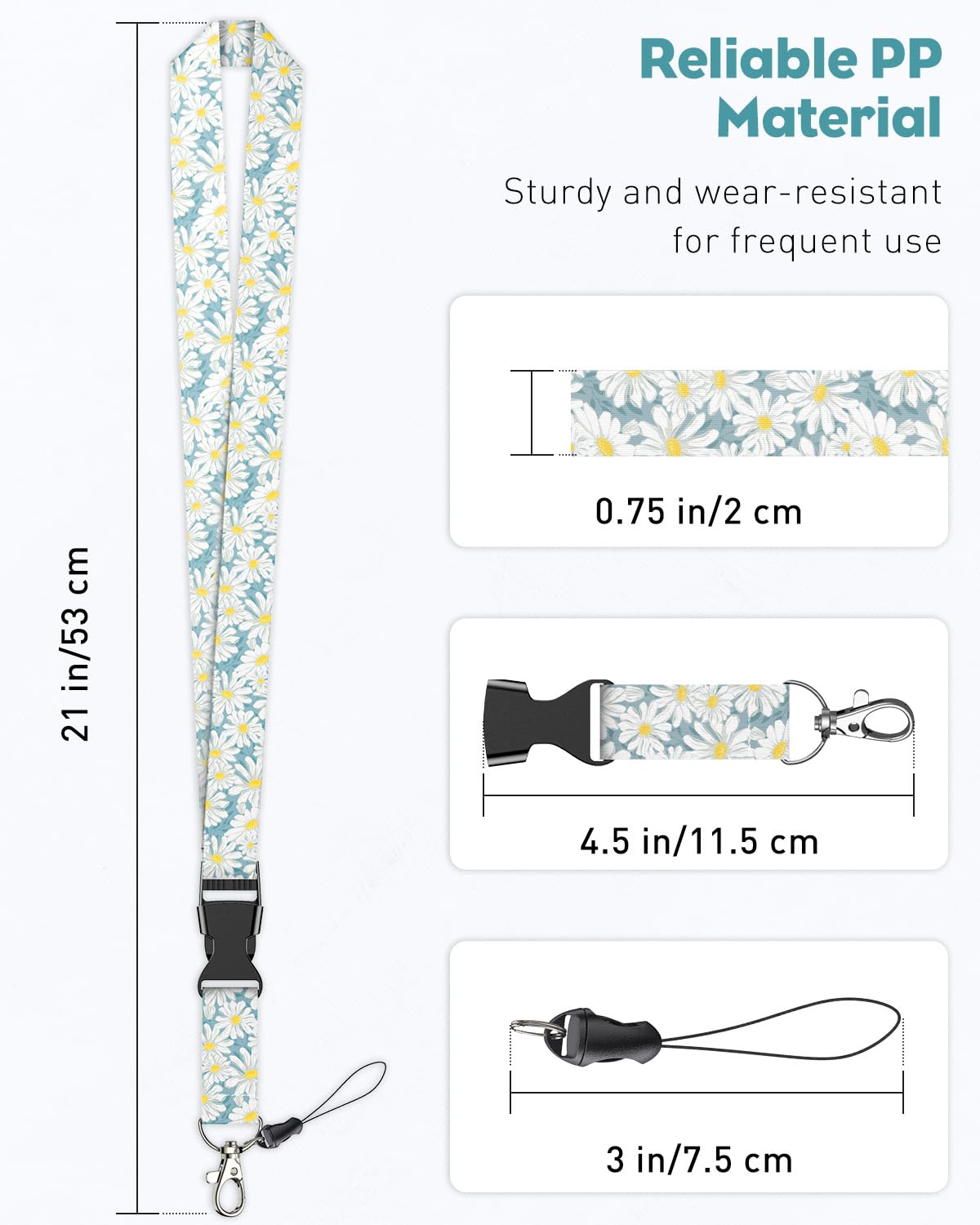 Uniclife 2 Pack Cute Lanyards for Neck