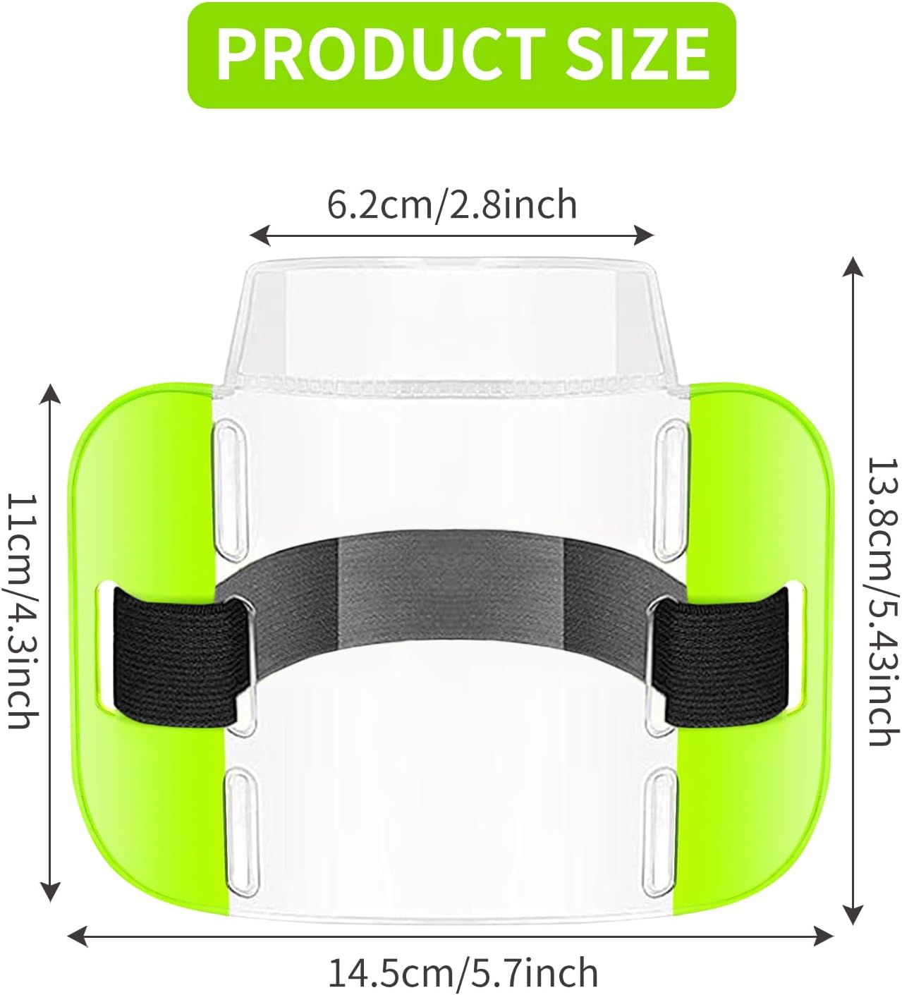 Sia Adjustable Arm Badge Holders, 2 PCS ID Card Insignia Holders