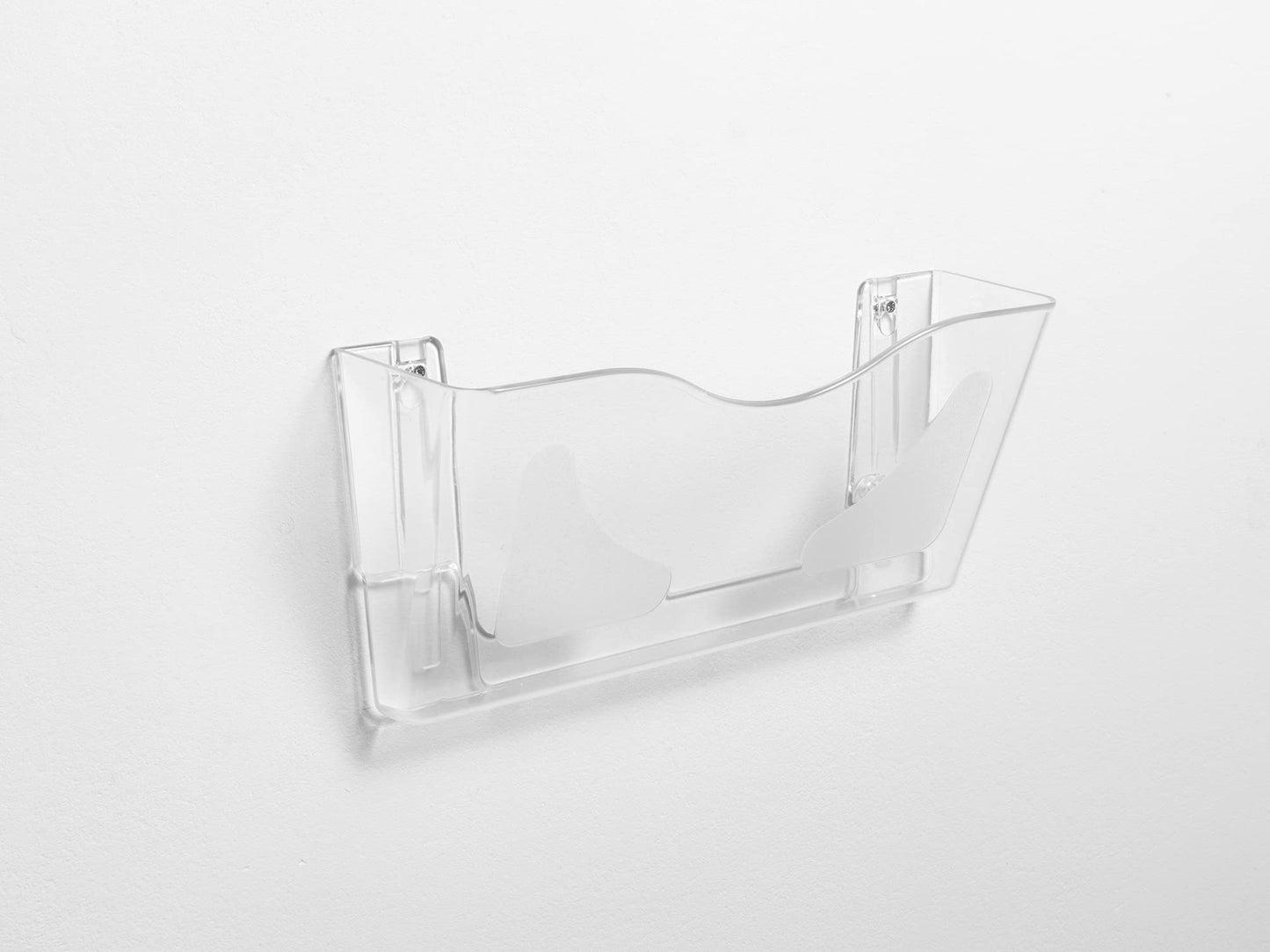 Wall Mounted Magazine File Holder - Clear File Organizer for Home Office-CentralDepot247