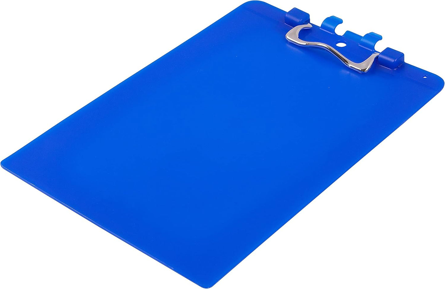 Snopake A4 Blue Clipboard with Pen Holder and Ergonomic Metal Clip