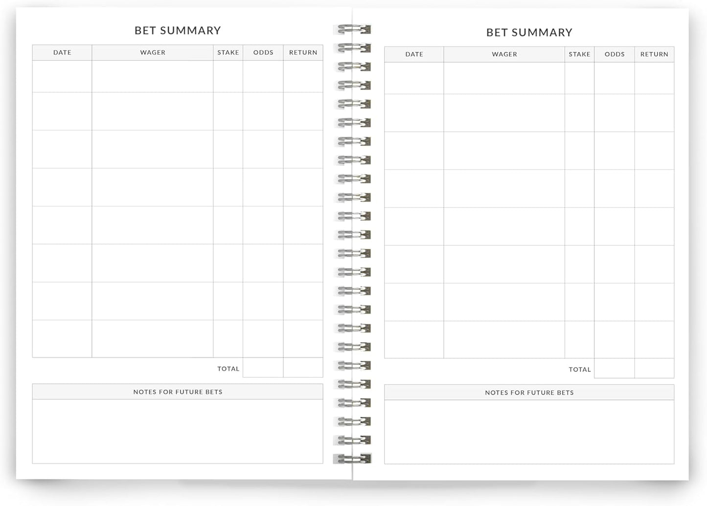 Sports Betting Logbook - Record Your Bets with Profit Tracker-CentralDepot247