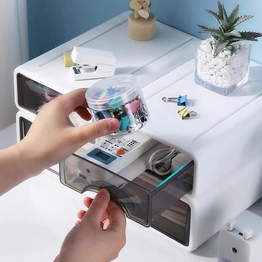 Stackable 4-Drawer Desk Organizer for Office & Home-CentralDepot247