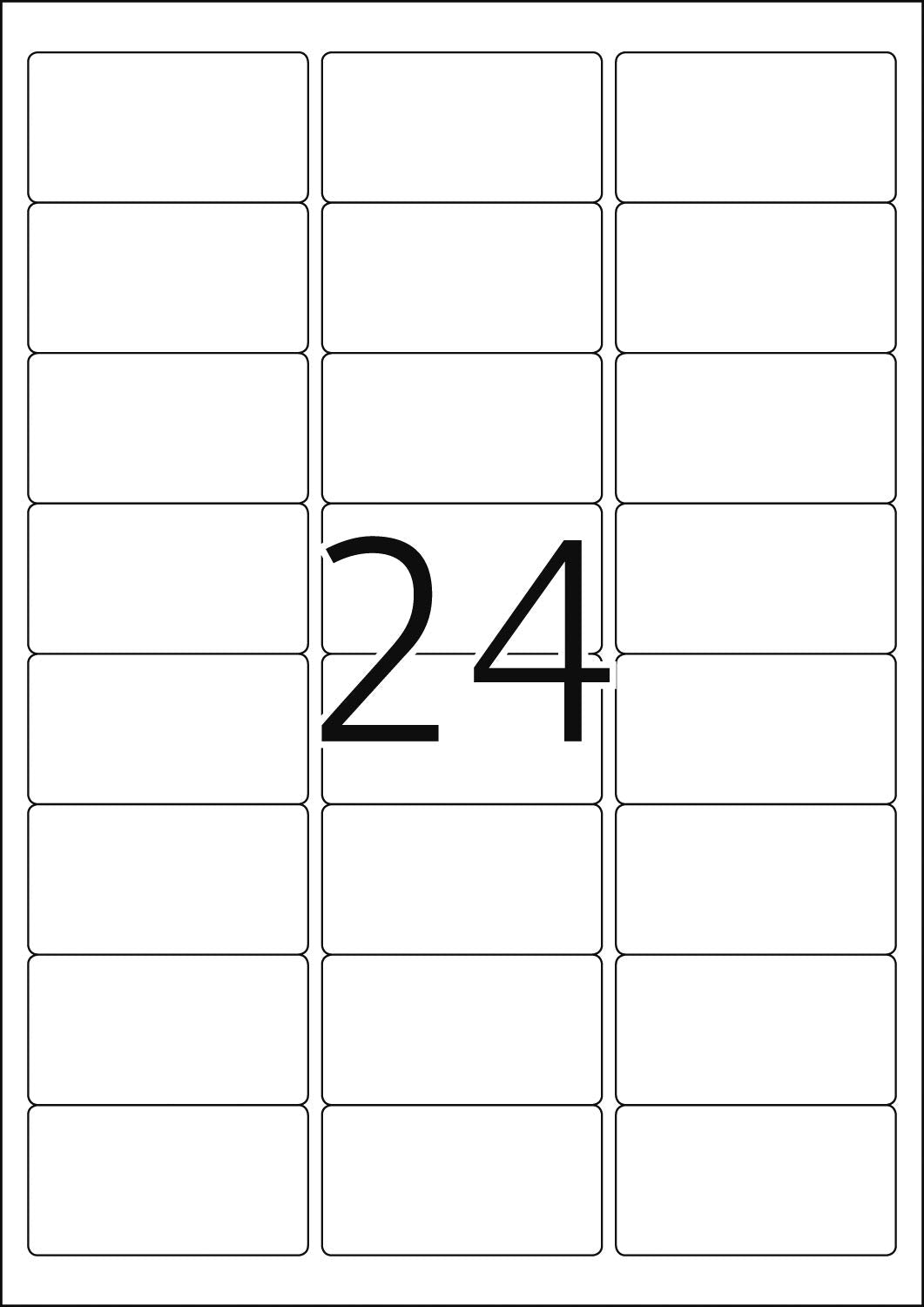 TopStick Self Adhesive Address Labels - 2100 Blank Labels