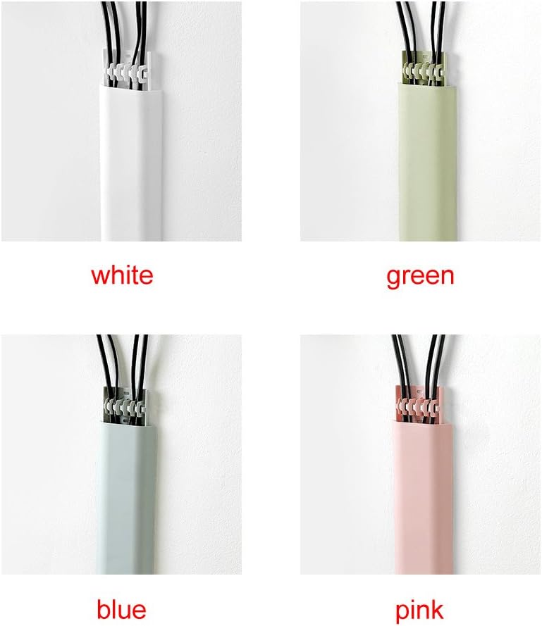 Self-Adhesive Cable Cover Channel - Paintable Wire Hider (White)-CentralDepot247