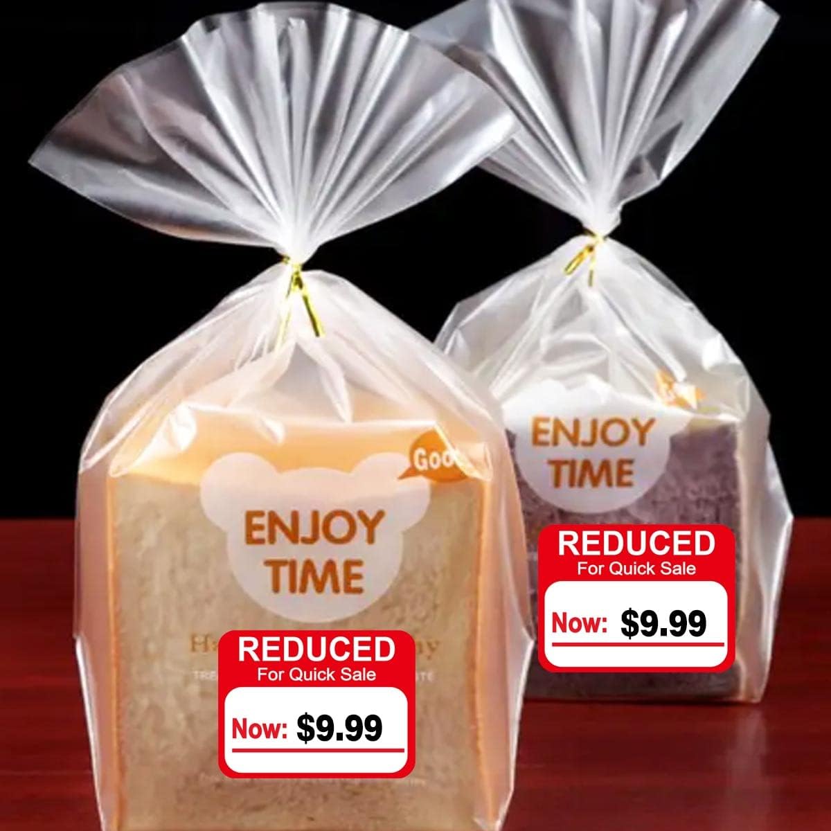 Reduced Stickers Sale Price Labels 500 Pcs/Roll - Red