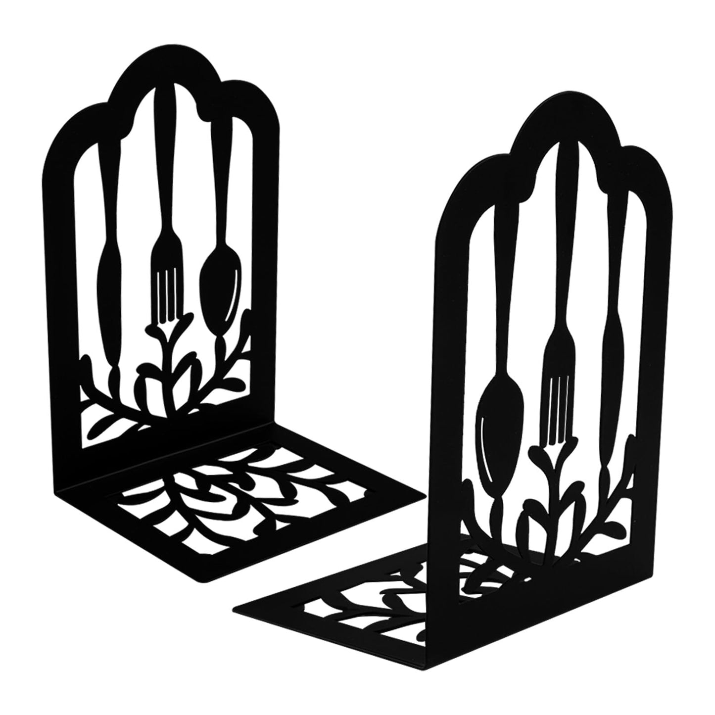 Sturdy Metal Bookends - Set of 2 for Shelves and Office-CentralDepot247