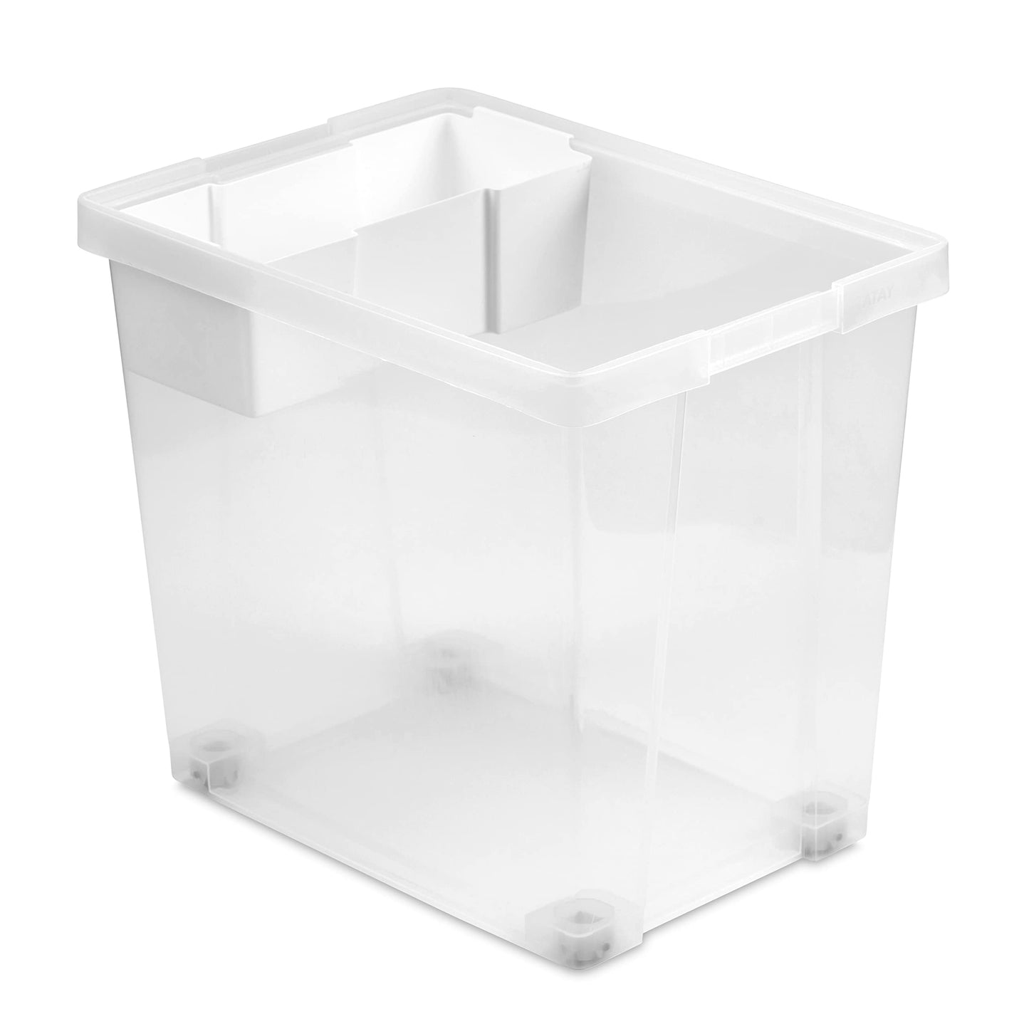 TATAY Organiser Tray - 100% Recycled, White Pergamon, 32.8x22.5x6 cm-CentralDepot247