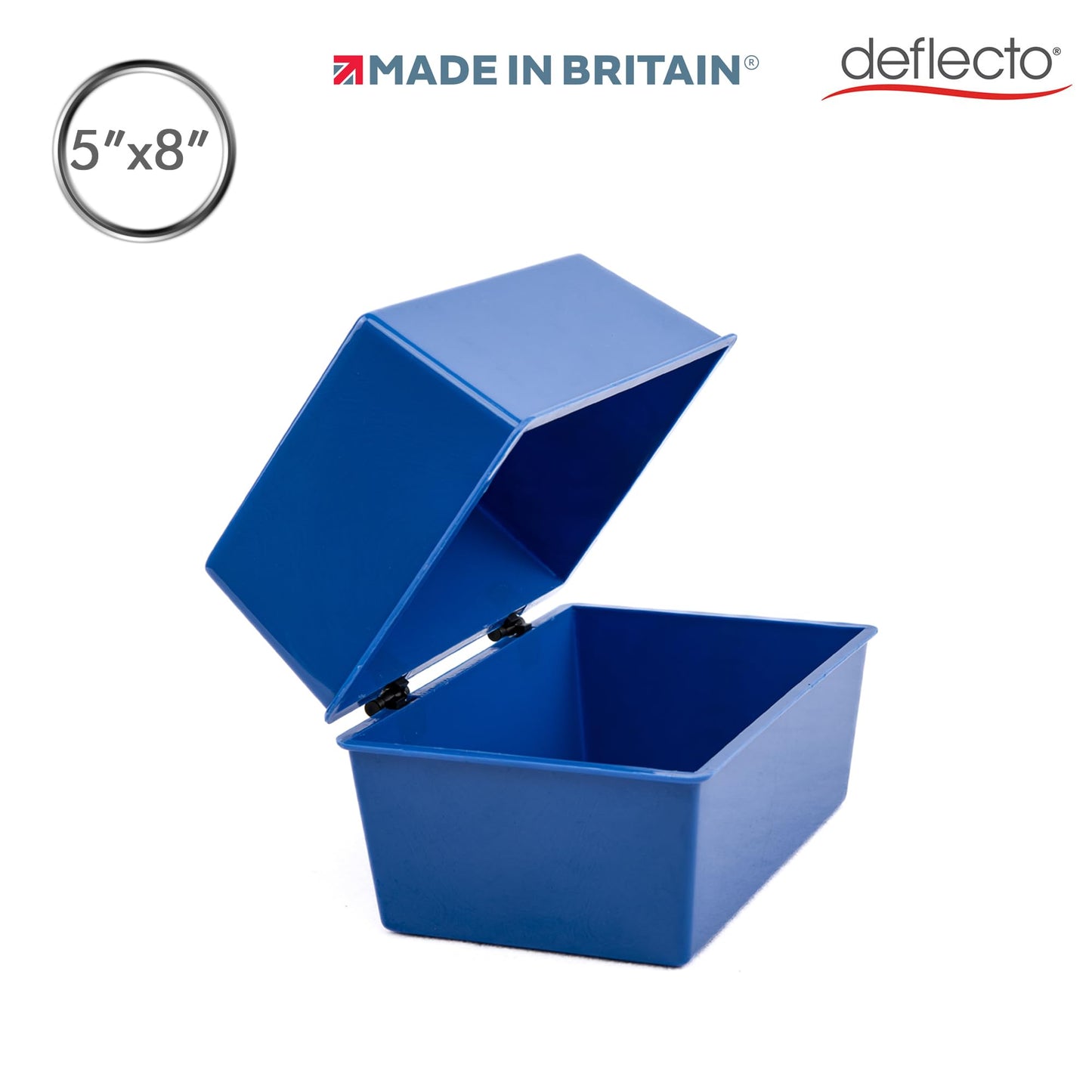 Value Size 8 x 5 Index Card Box - Red