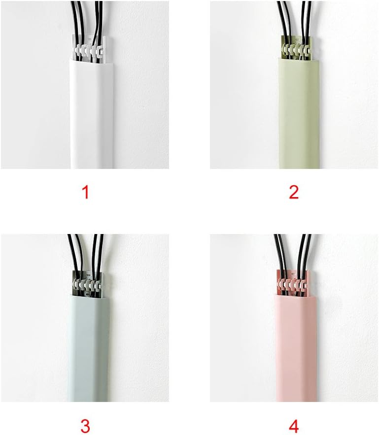 Self-Adhesive Cable Cover Channel - Paintable Wire Hider (White)-CentralDepot247