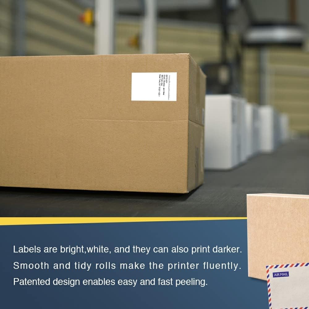 10 Rolls DK-22225 Labels with 2 Reusable Holders – 38mm x 30.48m