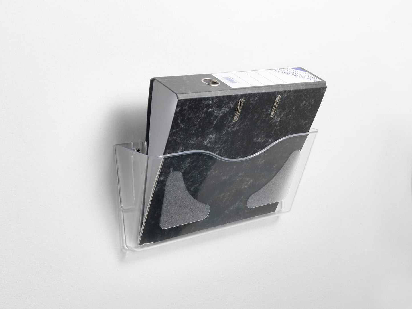 Wall Mounted Magazine File Holder - Clear File Organizer for Home Office-CentralDepot247