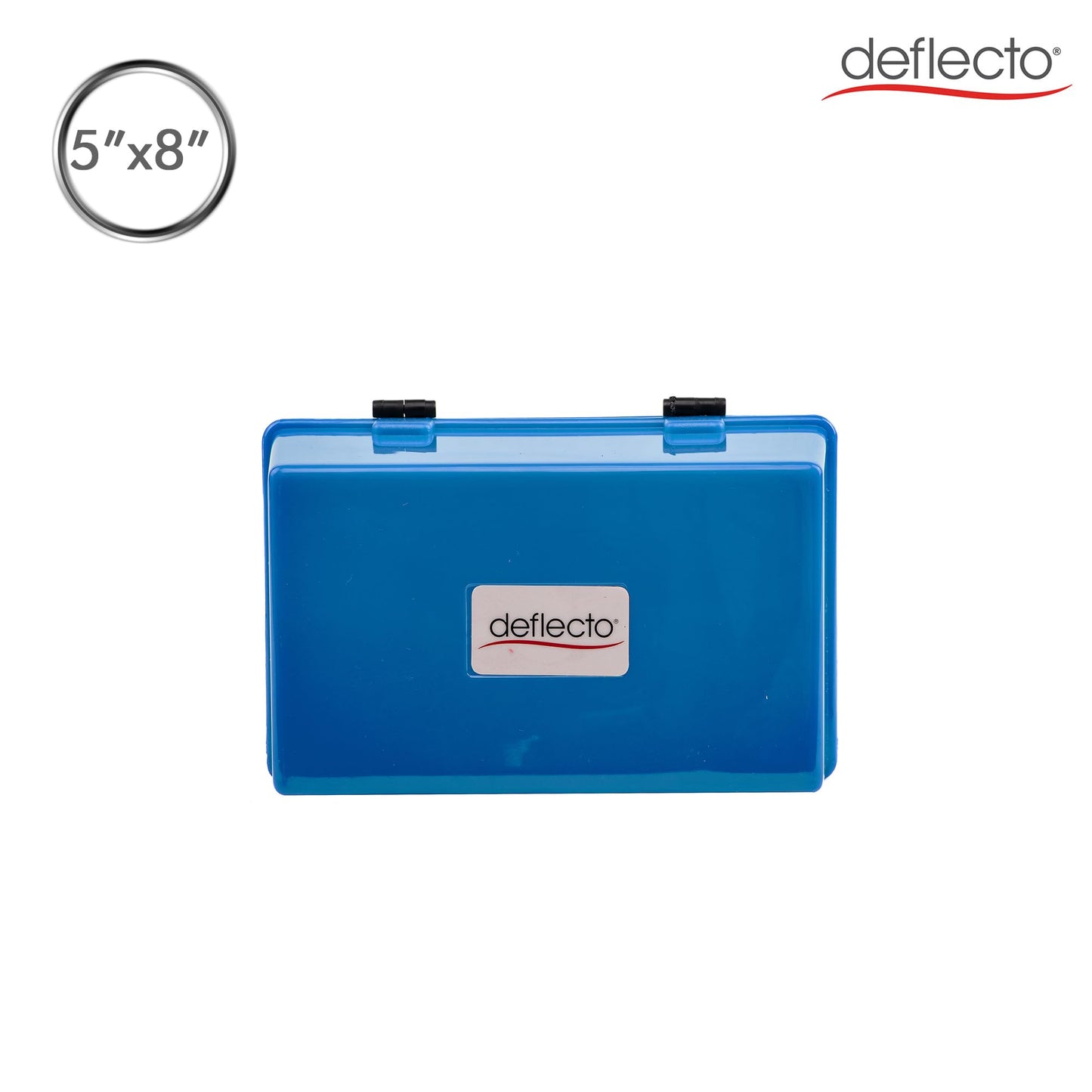 Value Size 8 x 5 Index Card Box - Red
