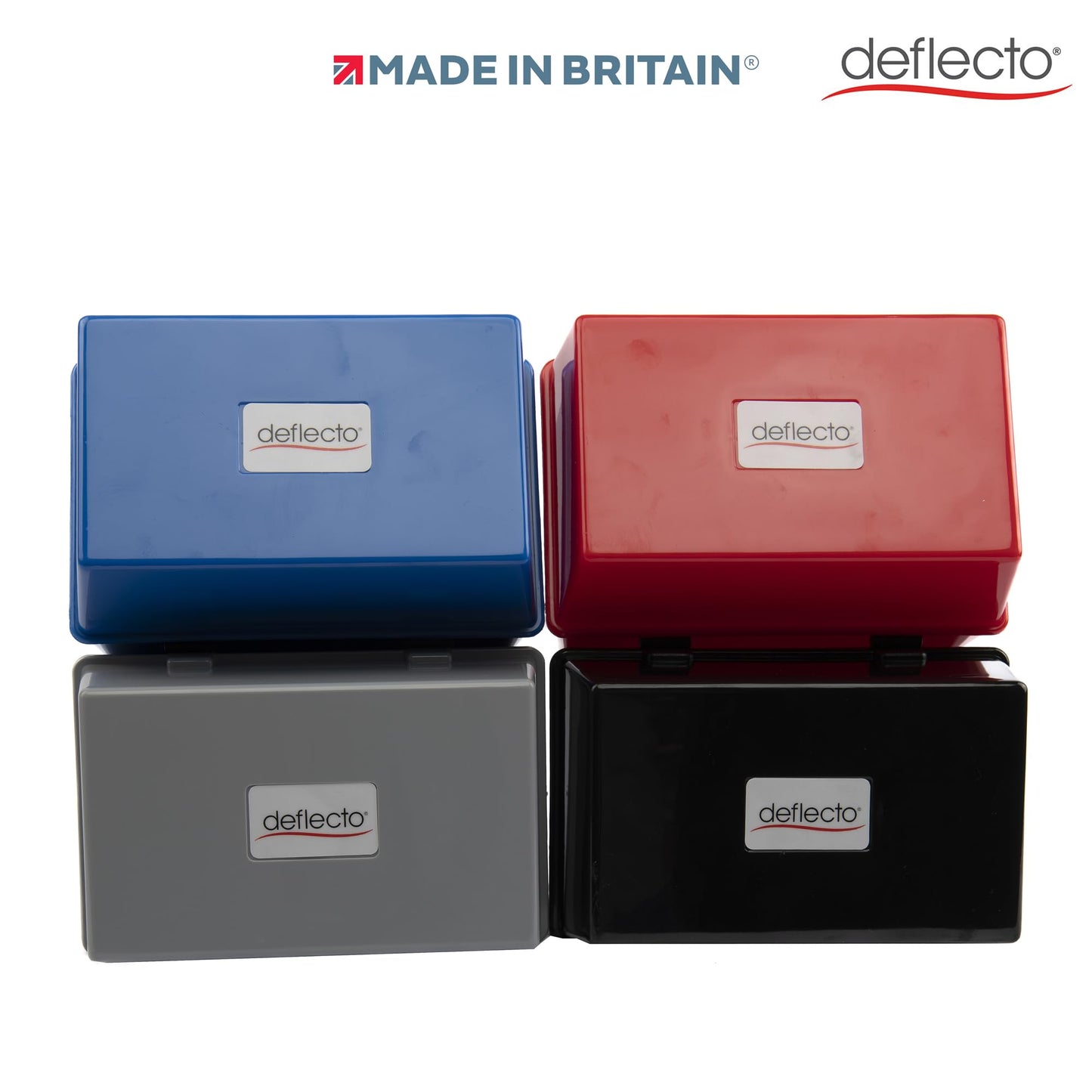 Value Size 8 x 5 Index Card Box - Red