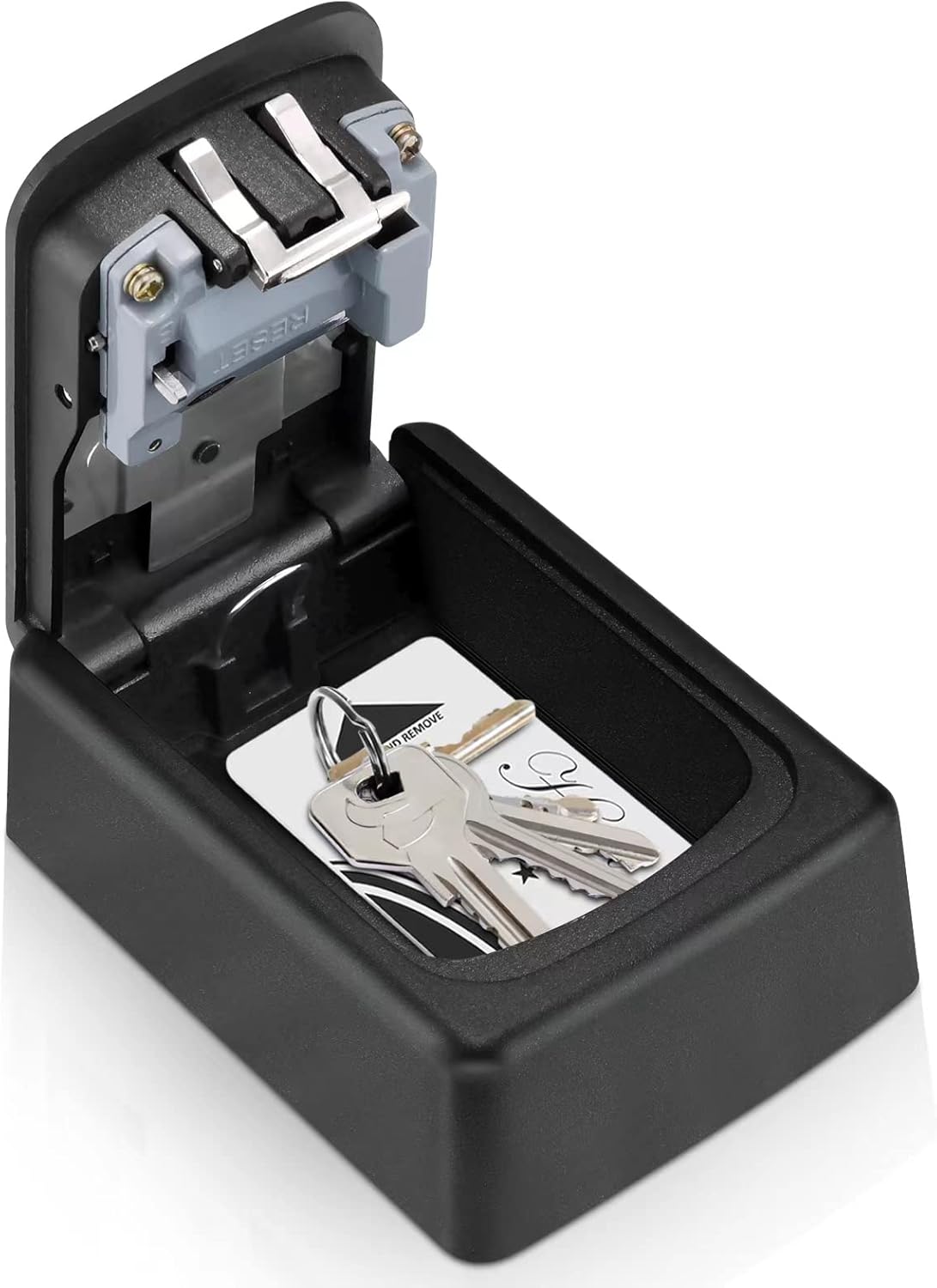 4-Digit Combination Lock Box - Wall Mounted Key Safe, Waterproof