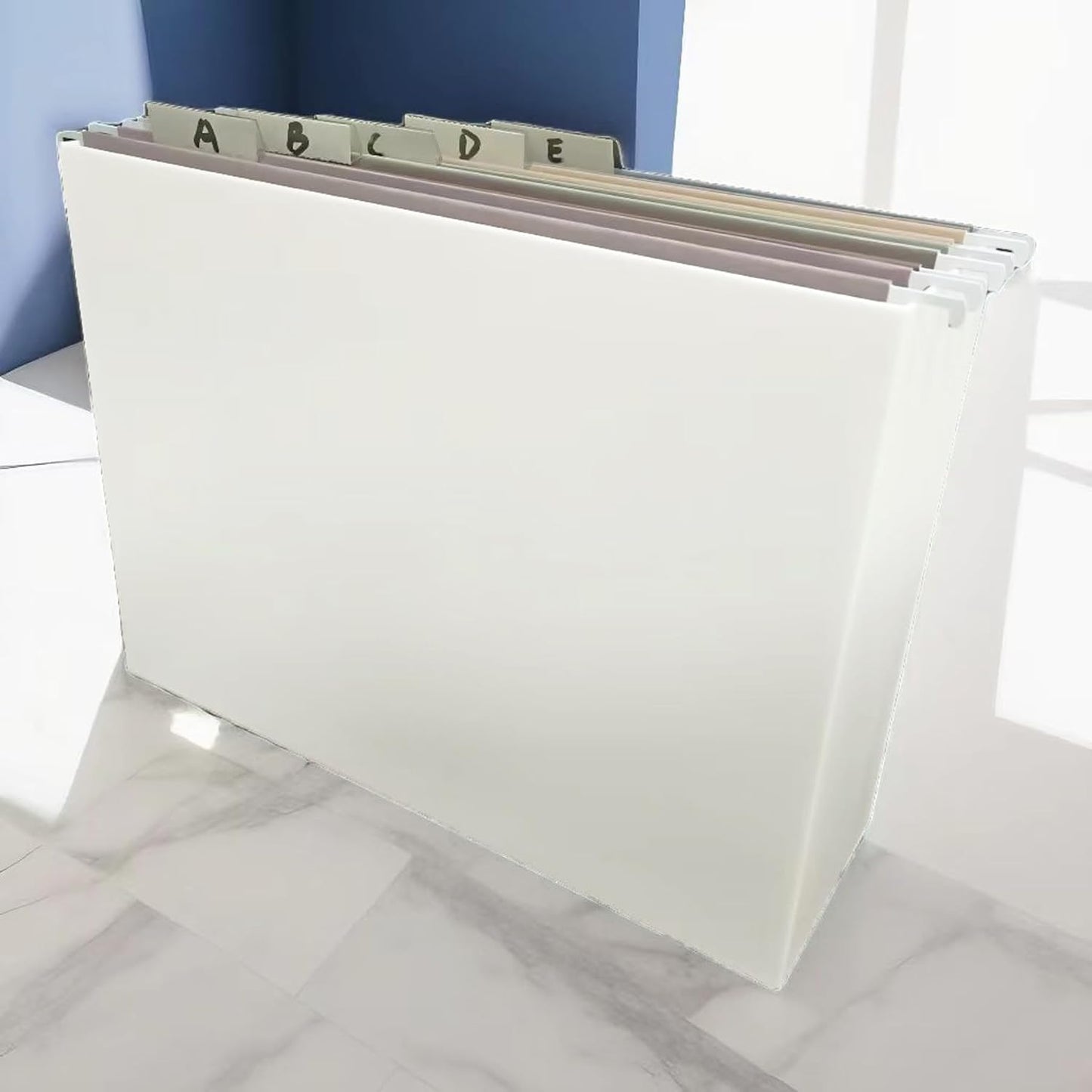 Toowood A4 Suspension File Box - Sturdy Hanging File Organizer