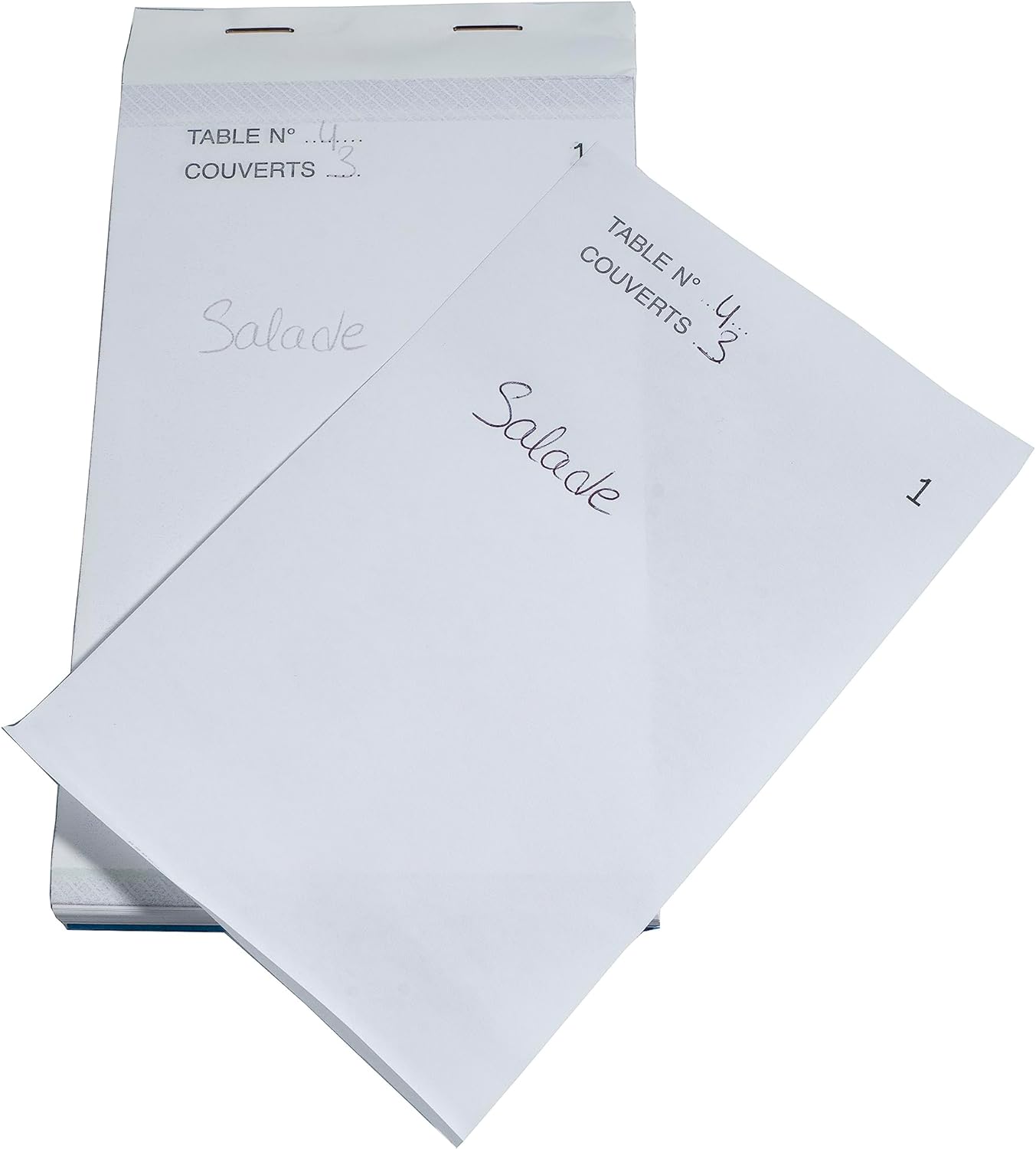 Waiter Pad - 50 Carbonless Sheets, 8x15 cm - Duplicate Numbered