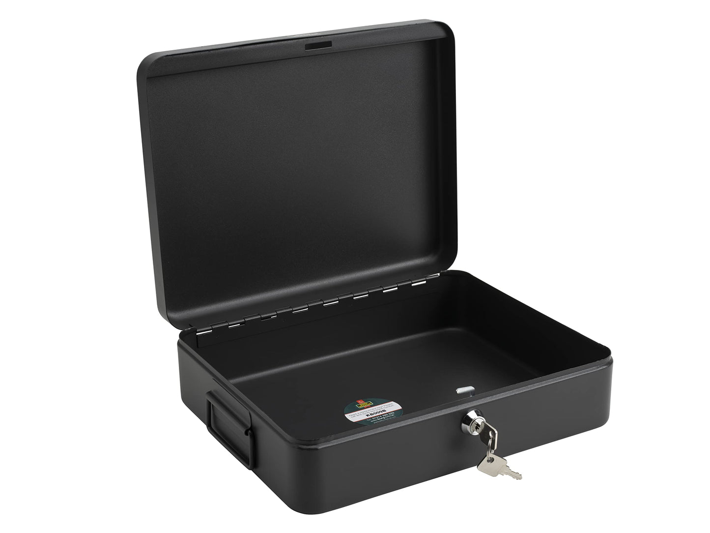 Sterling DB02 Deed Box, Black, 14.5" - Secure Document Storage