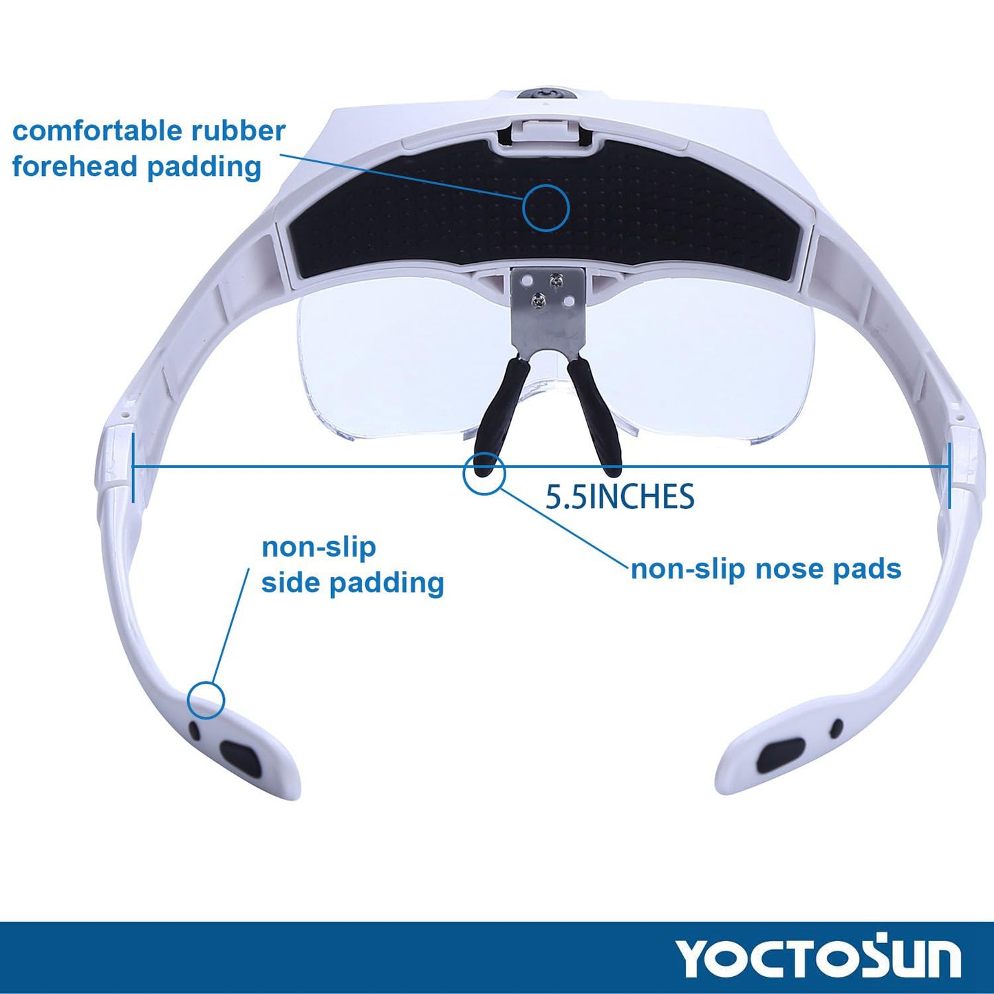 Rechargeable LED Head Magnifier with Interchangeable Loupe Light-CentralDepot247