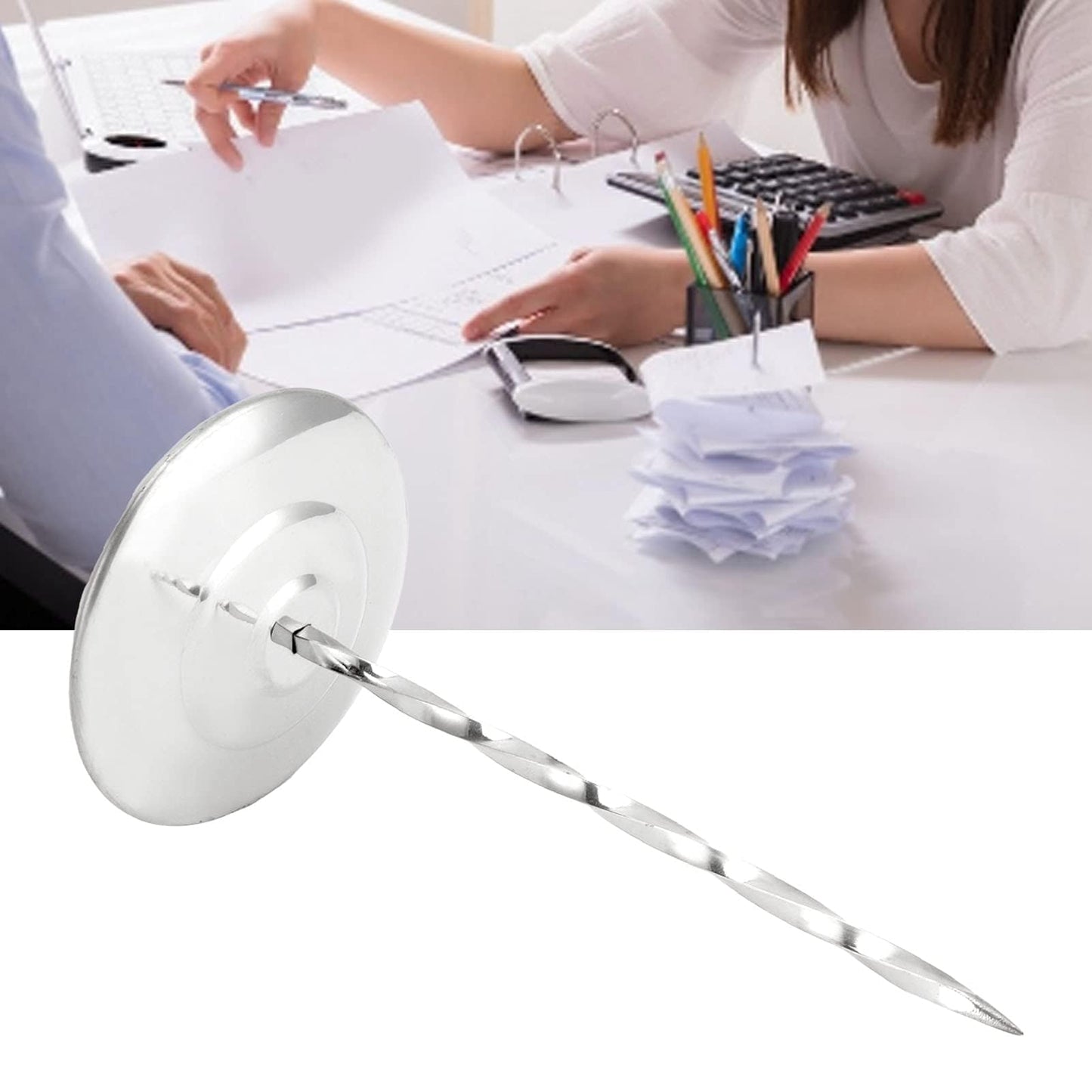 Stainless Steel Receipt Spike Holder for Restaurants & Kitchens-CentralDepot247