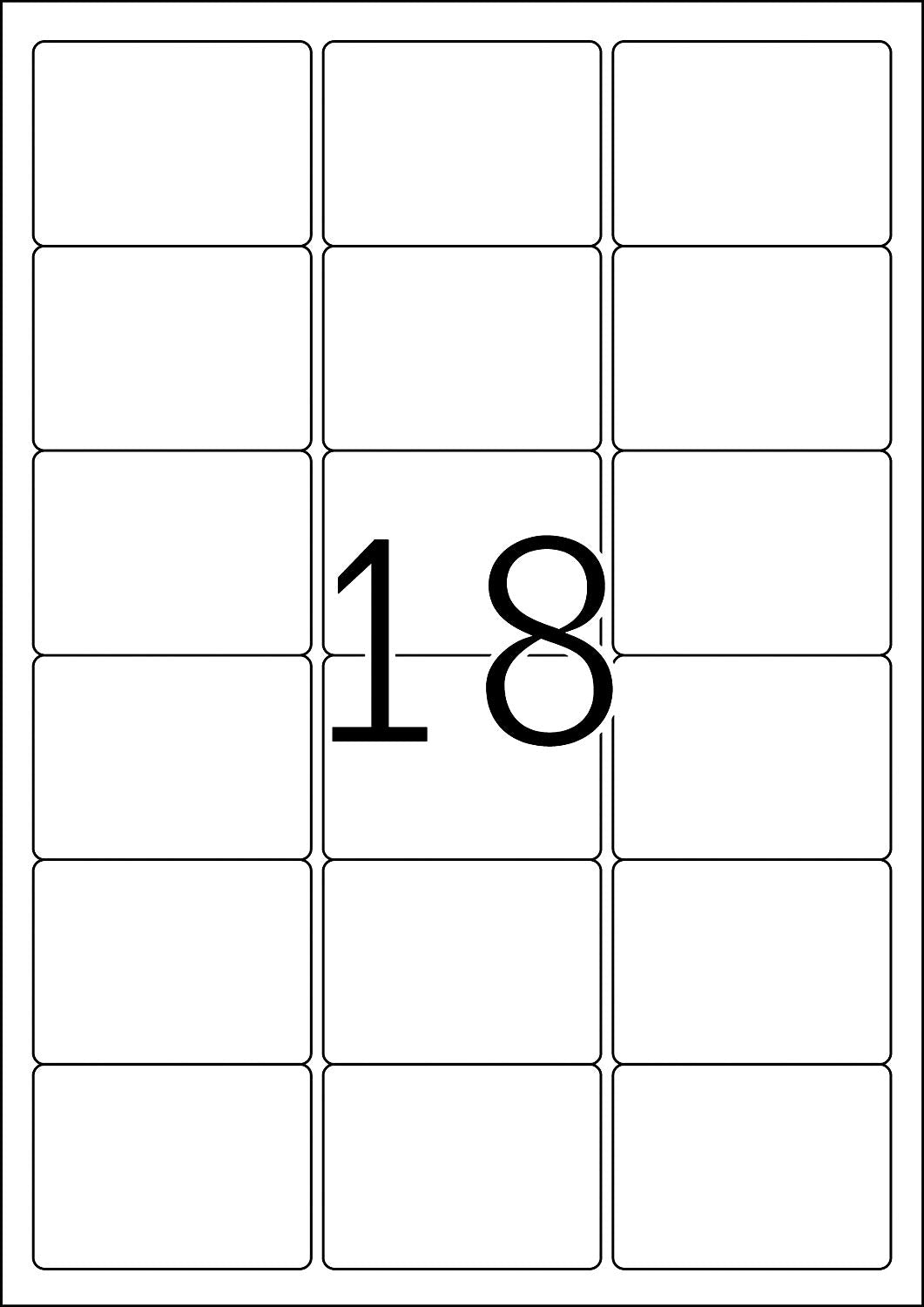 TopStick Self Adhesive Address Labels - 2100 Blank Labels